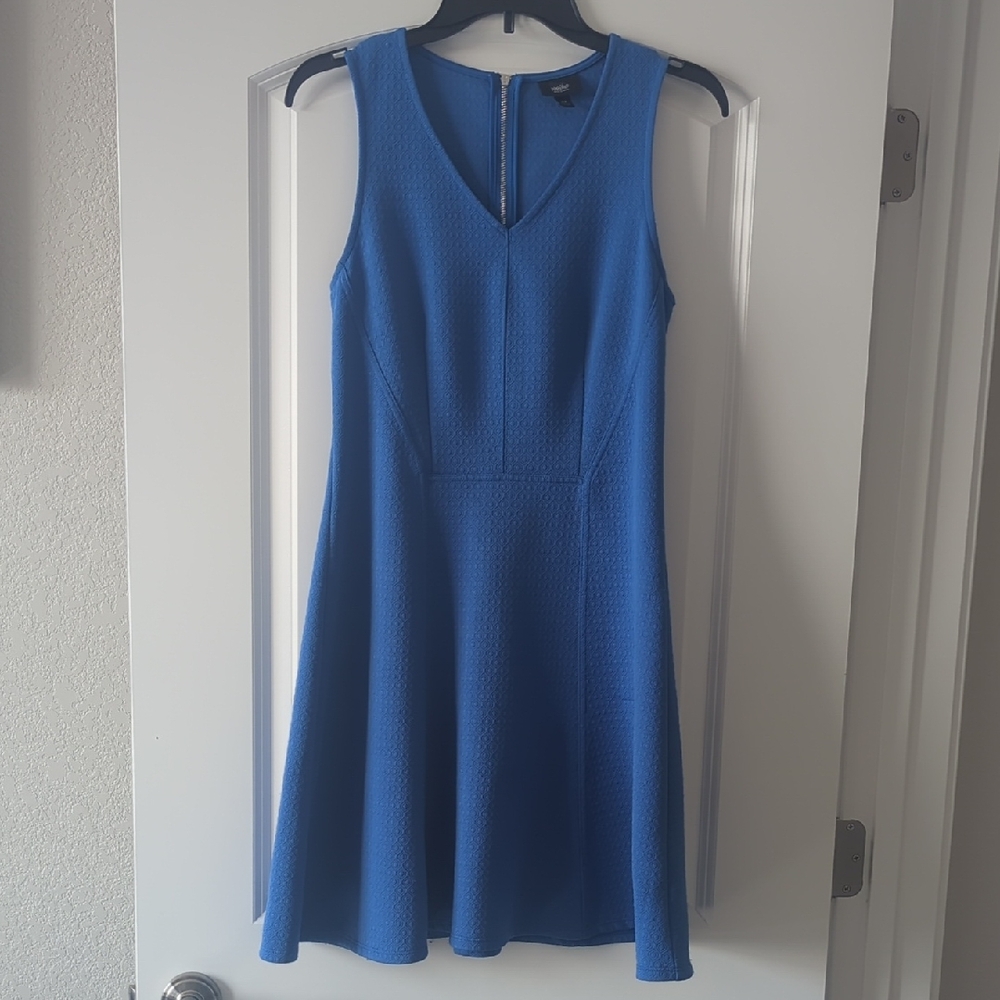 Mossimo Royal Blue Half-zip Dress (M)